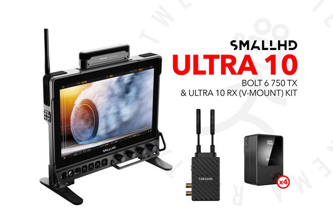 1:1 SmallHD ULTRA 10 Bolt 6 RX 750 & Bolt 6 750 TX Monitor Kit