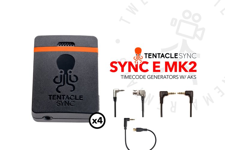 (4x) Tentacle Sync E MK II Timecode Generators w/ AKS