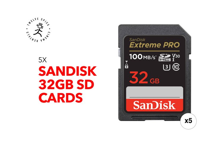 (5x) SanDisk 32GB Extreme PRO SDHC UHS-I Memory Cards