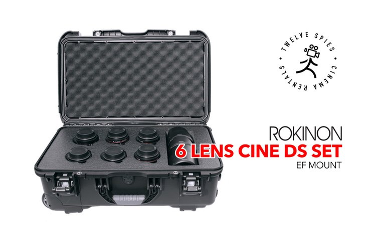 6 Lens Rokinon Cine DS Set (EF) - 14, 24, 35, 50, 85, 135