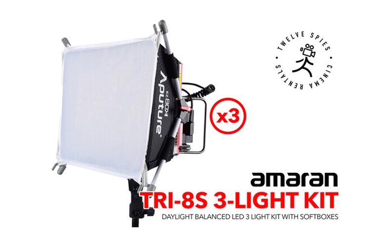 Aputure Amaran Tri-8s 3-Light LED kit (5500K balanced)