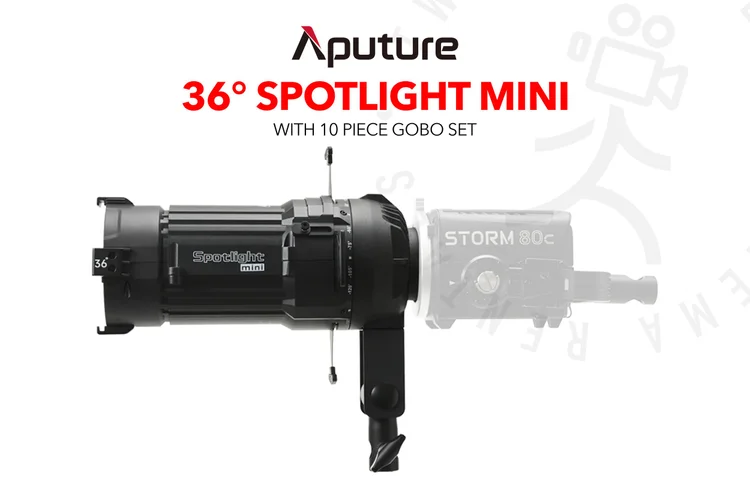 Aputure Spotlight Mini 36° Lens Kit with 10 gobos (for 80c)