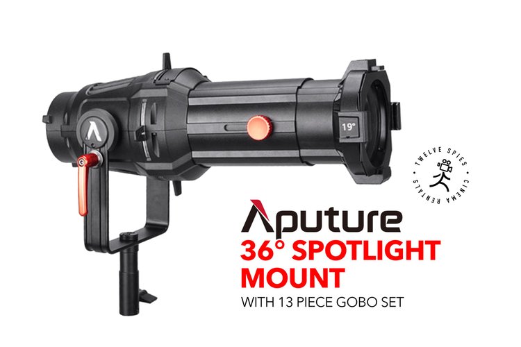 Aputure Spotlight Mount with 36° lens & 13 piece GOBO set