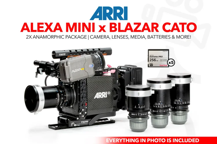 ARRI Alexa Mini x Blazar Cato 2X Anamorphic Package