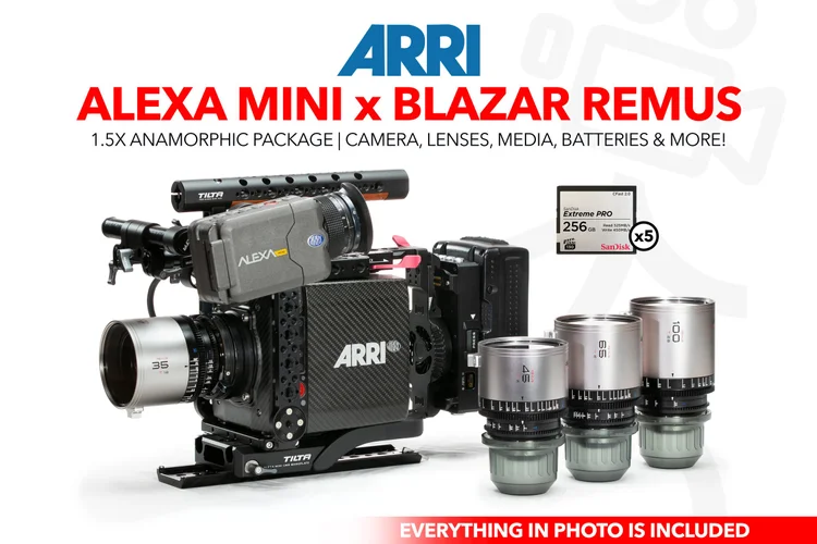 ARRI Alexa Mini x Blazar Remus 1.5X Anamorphic Package