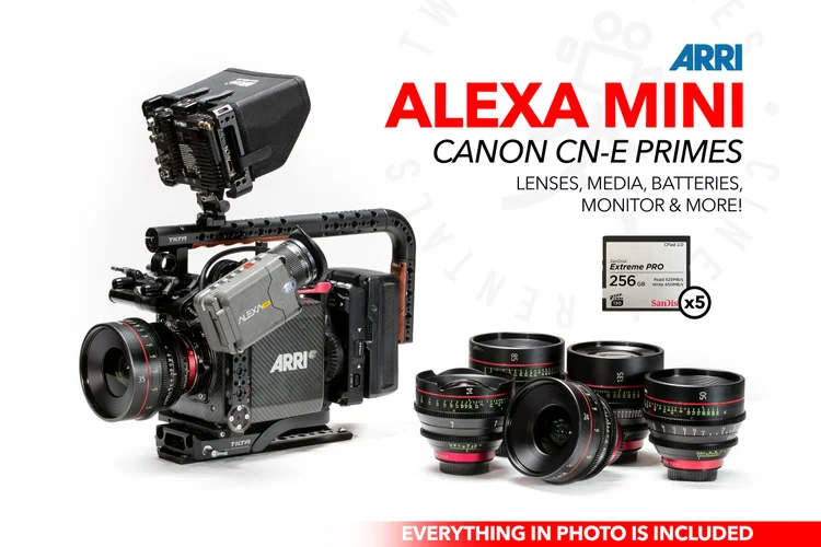 ARRI Alexa Mini x Canon CN-E Primes Package