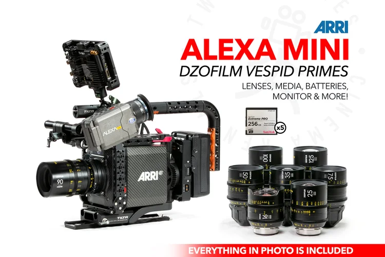 ARRI Alexa Mini x DZOFilm Vespid Primes Package