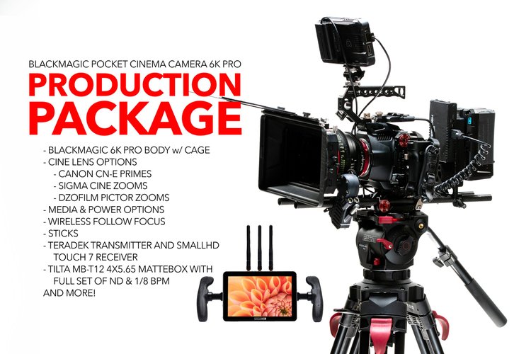 Blackmagic Design Pocket Cinema Camera 6K PRO - Complete Production Package