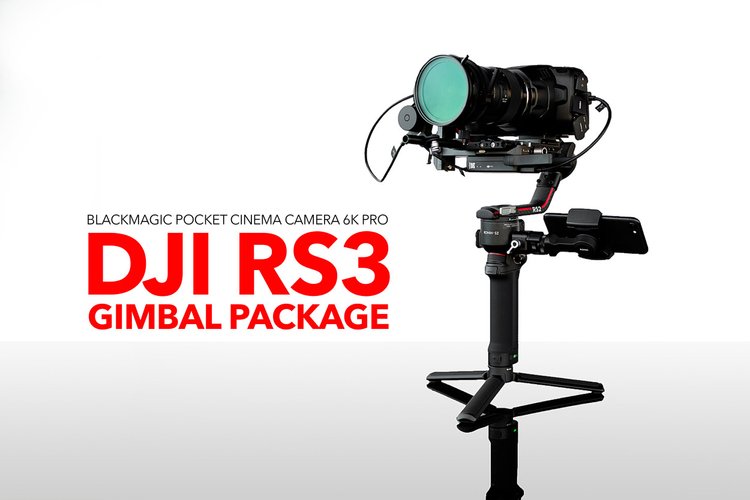 Blackmagic Pocket 6K PRO & DJI RS3 Pro gimbal package