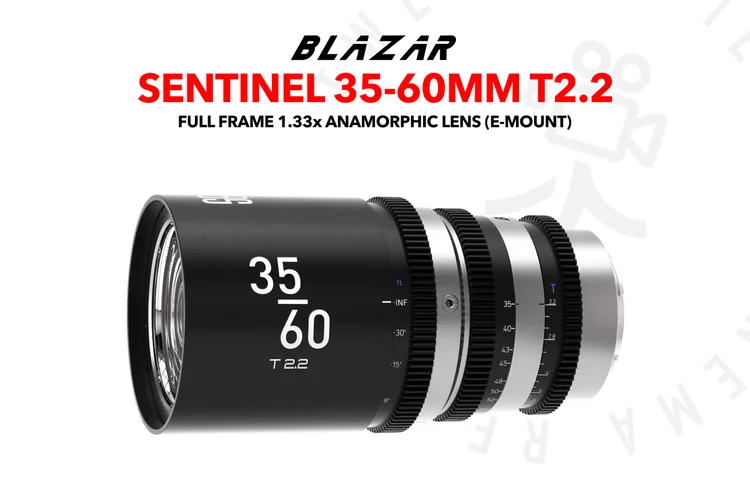 BLAZAR LENS Sentinel 35-60mm T2.2-T2.8 Full-Frame 1.33x Anamorphic Zoom Lens (E)