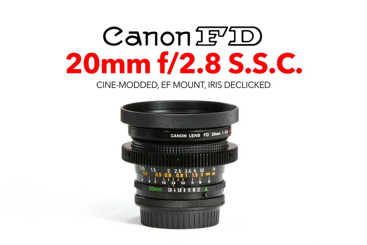 Canon FD 20mm f/2.8 S.S.C. (EF Mount)