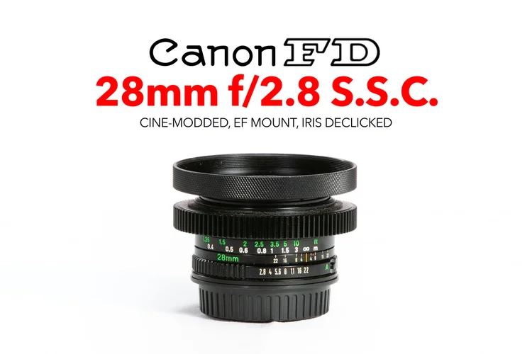 Canon FD 28mm f/2.8 S.S.C. (EF Mount)