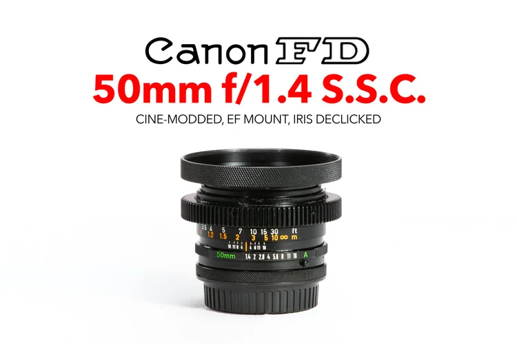 Canon FD 50mm f/1.4 S.S.C. (EF Mount)