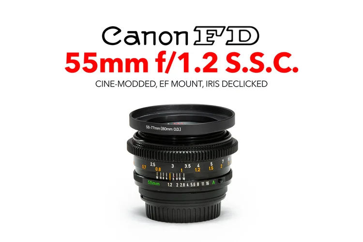 Canon FD 55mm f/1.2 S.S.C. (EF Mount)