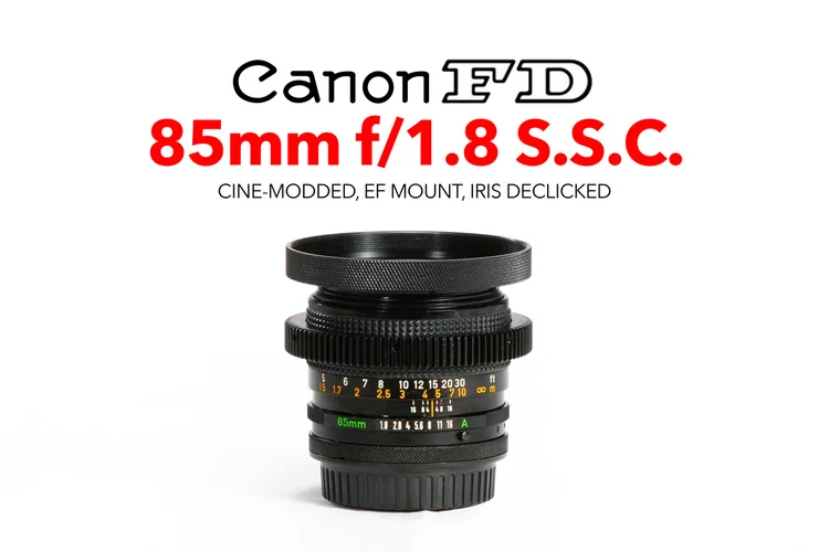 Canon FD 85mm f/1.8 S.S.C. (EF Mount)