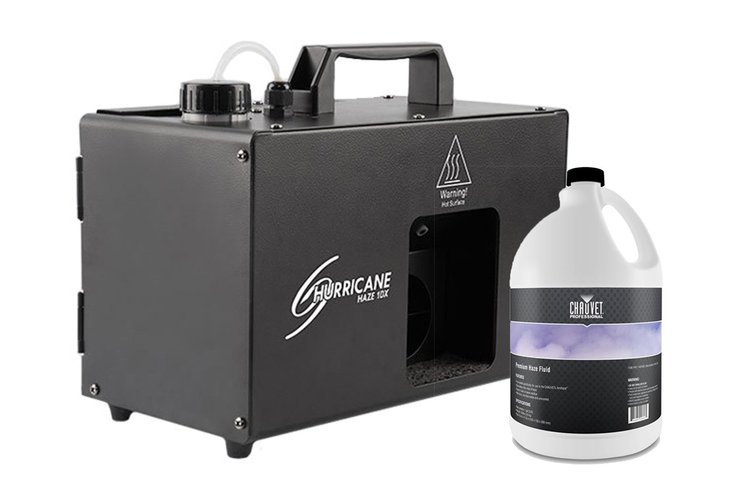 Chauvet DJ Hurricane Haze 1DX - Water Based Hazer/Fog Machine with fluid