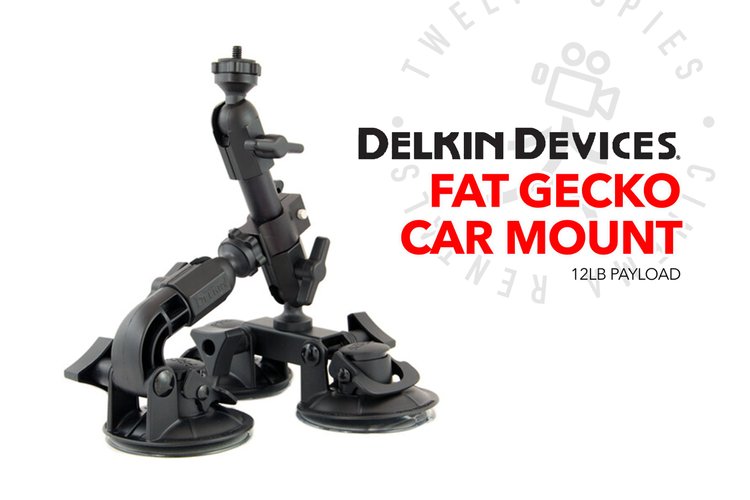 Delkin Devices Fat Gecko Triple Suction Car Mount (12LB payload)