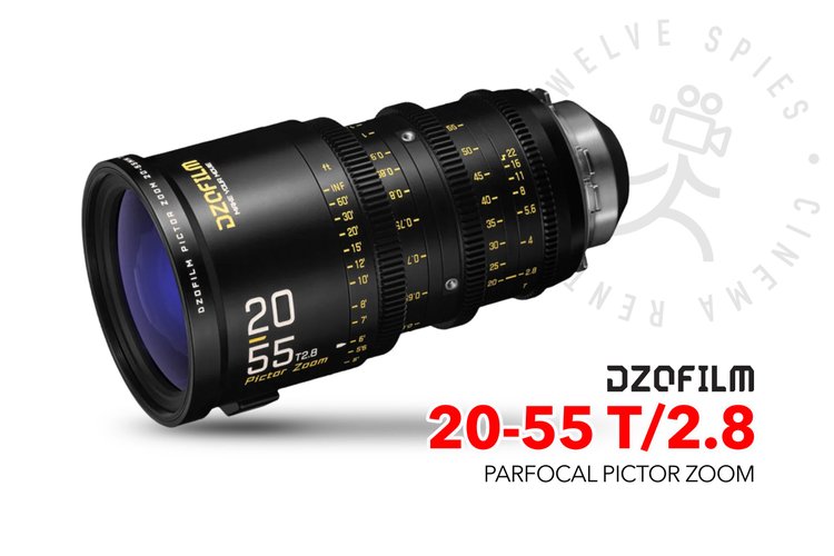 DZOFilm Pictor 20-55mm T2.8 Parfocal Cine Zoom (EF or PL mount)