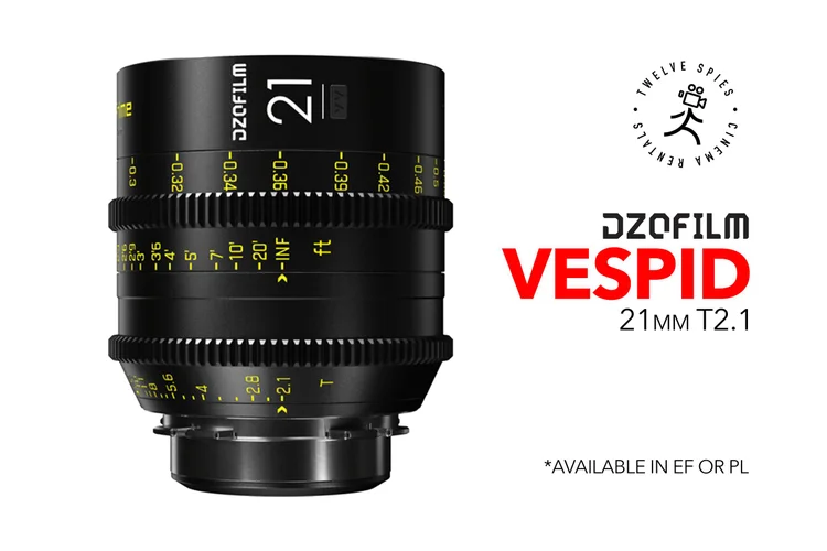DZOFilm Vespid 21mm T2.1 Full Frame Prime Lens (EF or PL)