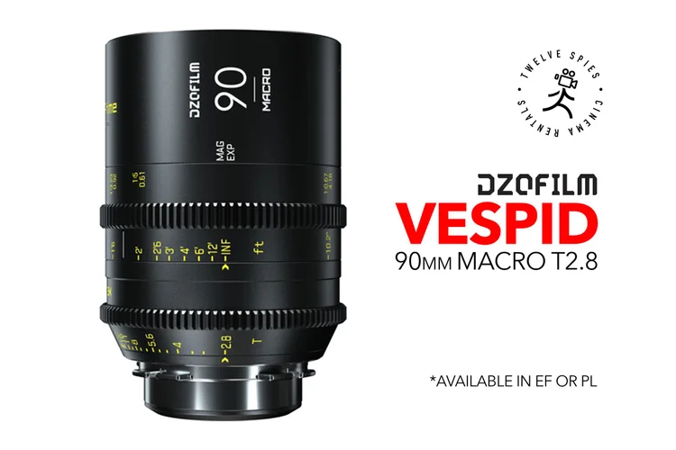 DZOFilm Vespid 90mm Macro T2.8 Full Frame Prime Lens (EF or PL)