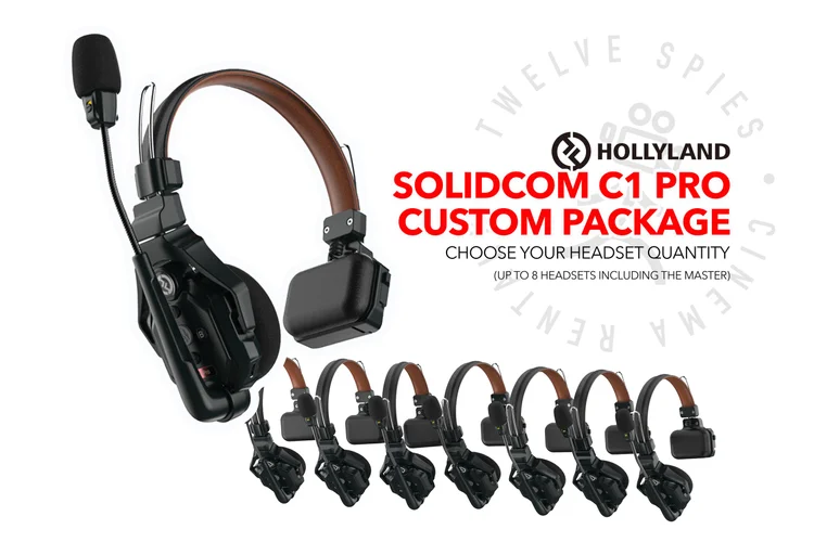 Hollyland Solidcom C1 Pro | Pick headset quantity (Up to 8)