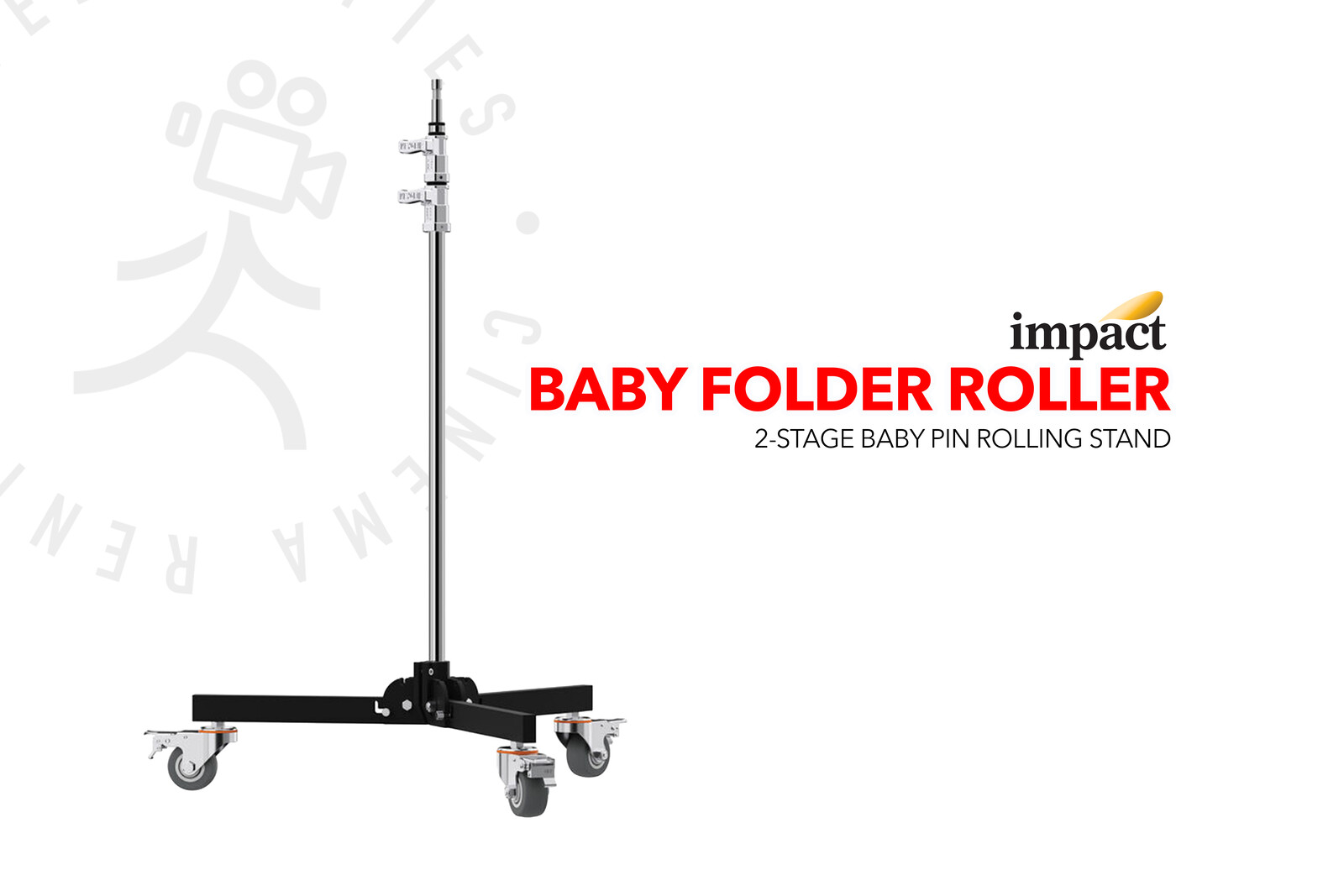 Impact KEYGRIP Baby Folder Roller 2-Stage Stand (8')