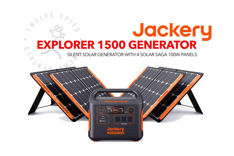 Jackery Solar Generator 1500 (Jackery 1500 + 4 x SolarSaga 100W)