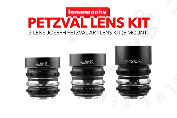 Lomography Petzval 3-Lens Kit (35, 55, 80.5) | E mount