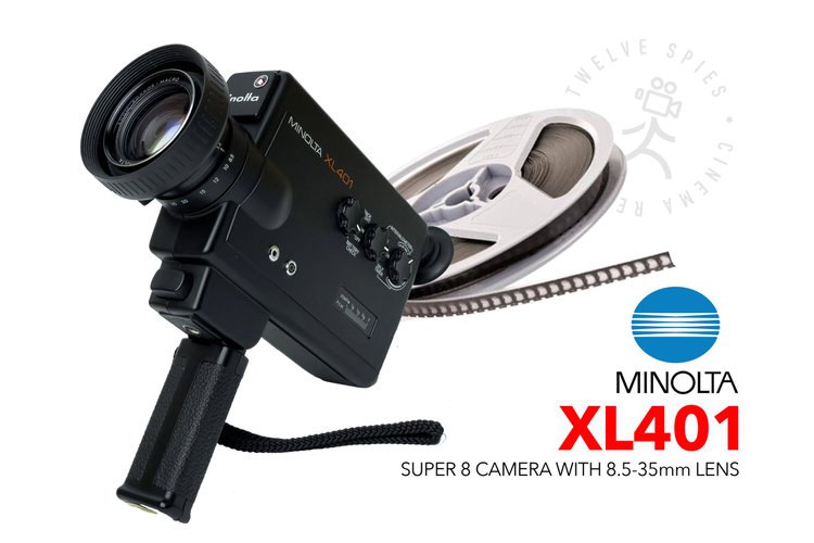 Minolta XL401 Super 8 Film Camera with 8.5-35mm Lens