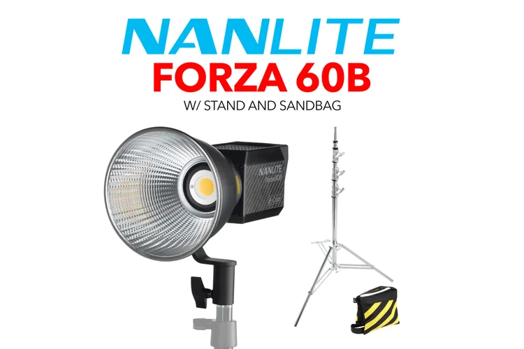 Nanlite Forza 60B LED Monolight w/ stand and sandbag