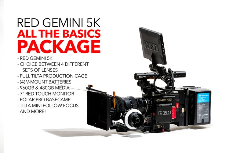 RED Gemini 5K S35 Kit "All The Basics" Package