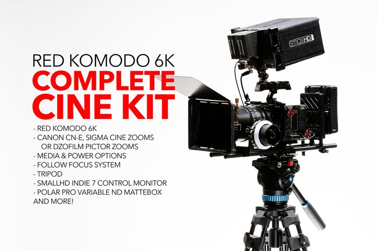 RED Komodo 6K Complete Cine Lens Package