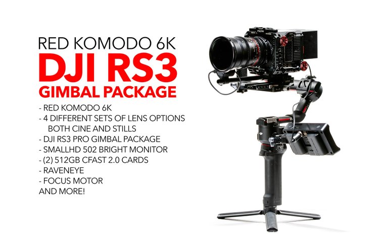 RED Komodo 6K / DJI RS3 Pro Gimbal Package
