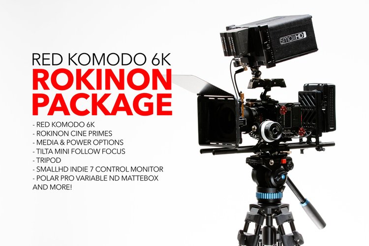 RED Komodo 6K Rokinon Cine Primes Package
