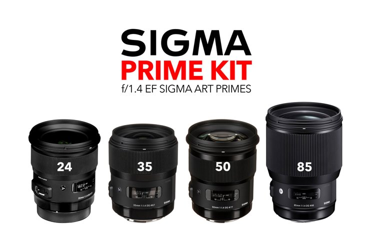 Sigma Art Primes (24, 35, 50 and 85) - EF