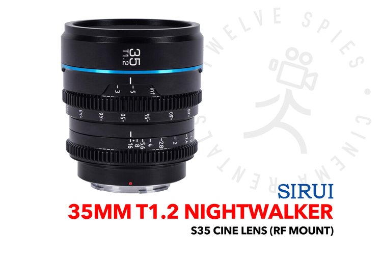 Sirui Night Walker 35mm T1.2 S35 Cine Lens (RF)