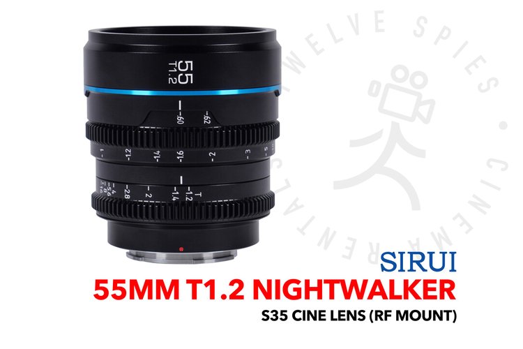 Sirui Night Walker 55mm T1.2 S35 Cine Lens (RF)
