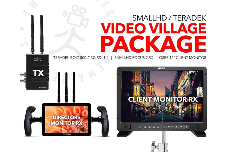 Teradek Video Village Kit (SmallHD Directors Monitor, 15" Osee Client Monitor)