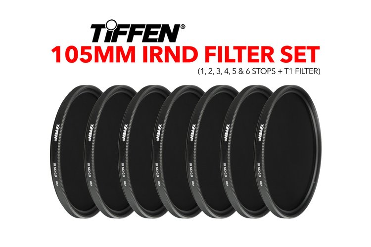 Tiffen 105mm Circular IRND filter set (1 - 6 stops) + T1 filter