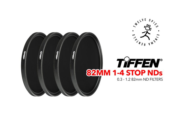Tiffen 82mm 0.3 - 1.2 ND filter kit (1 - 4 Stop) (step up/down rings available)