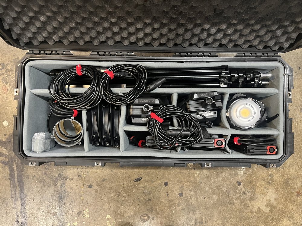 Aputure LS 120d II rental case contents