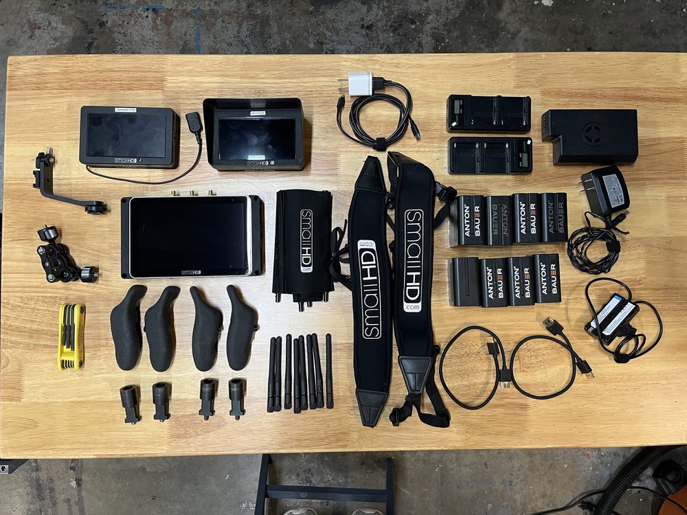 3 Monitor Package rental case contents