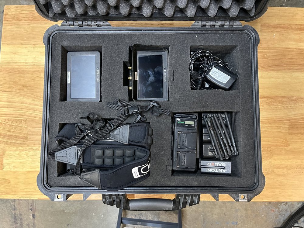 3 Monitor Package rental case contents