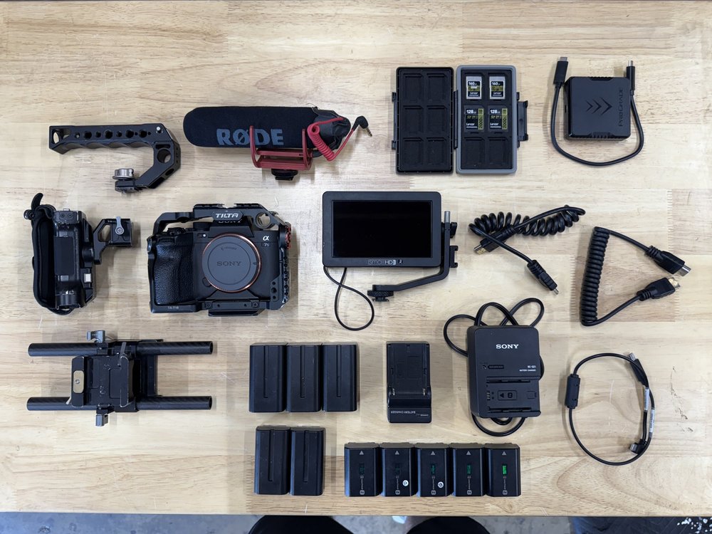 Sony a7s III rental case contents