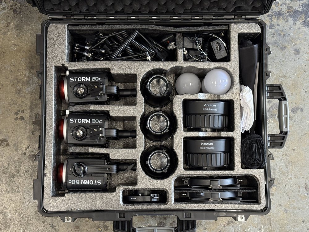 Aputure 80c rental case contents