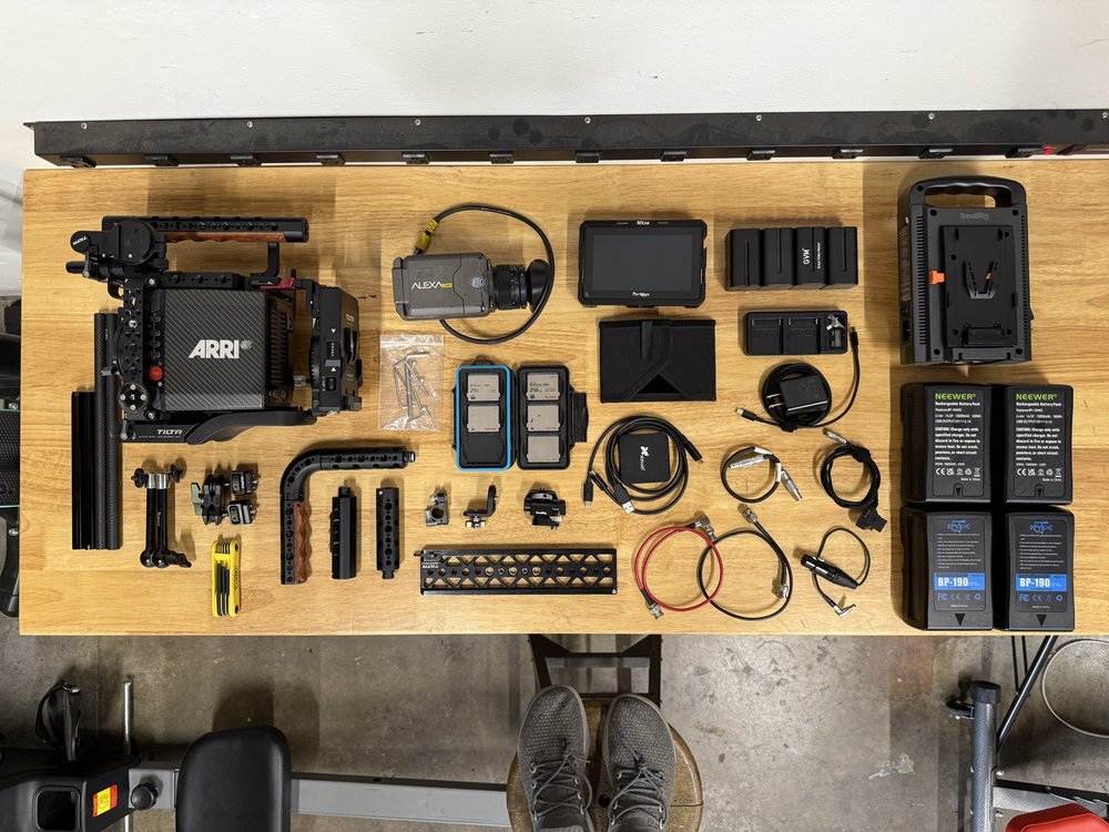 ARRI Alexa Mini rental case contents