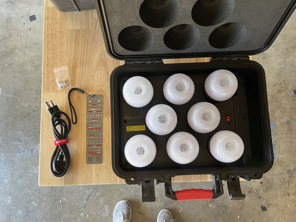 Aputure B7c rental case contents