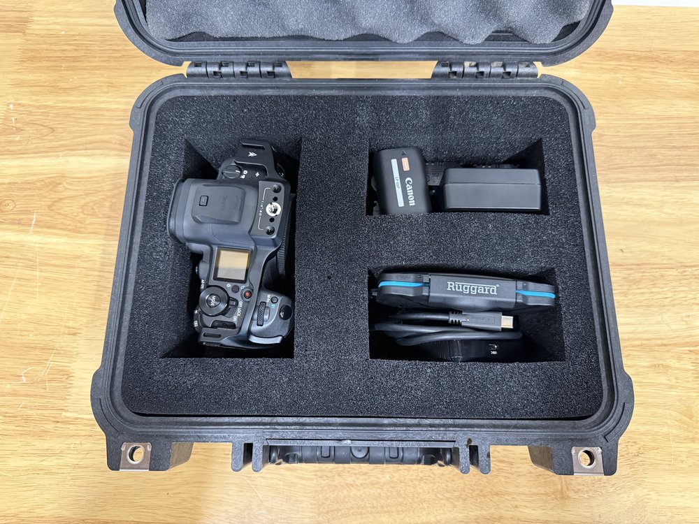 Canon R5 Mark II rental case contents 2 of 2
