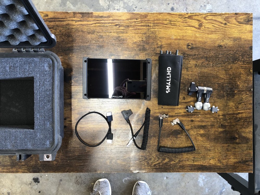 SmallHD Cine 7 rental case contents