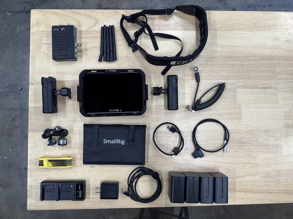 Directors Monitor rental case contents